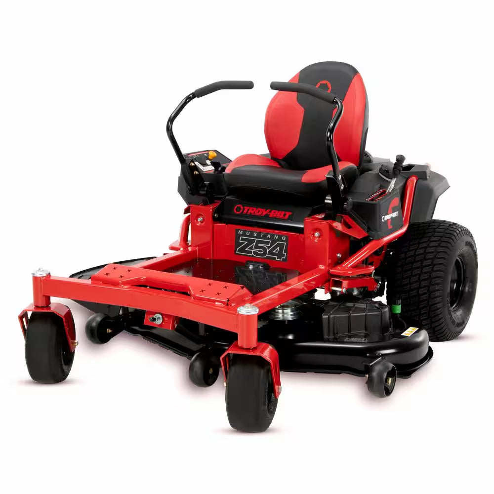 Mustang 54 In. 24 HP V-Twin Kohler 7000 Series Engine Dual Hydrostatic Drive Gas Zero Turn Riding Lawn Mower