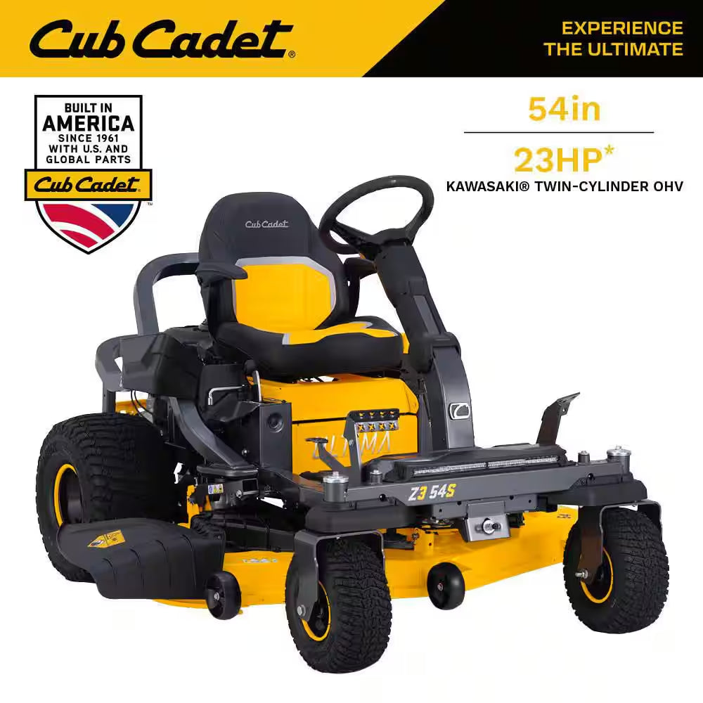 Ultima Z2 42In. Fabricated Deck 21.5HP V-Twin Kawasaki FR Series Engine Dual Hydro Drive Gas Zero Turn Riding Lawn Mower