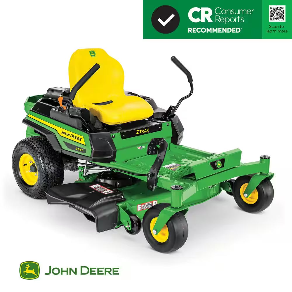 Z315E 42 In. 20 HP Gas Dual Hydrostatic Zero Turn Riding Lawn Mower