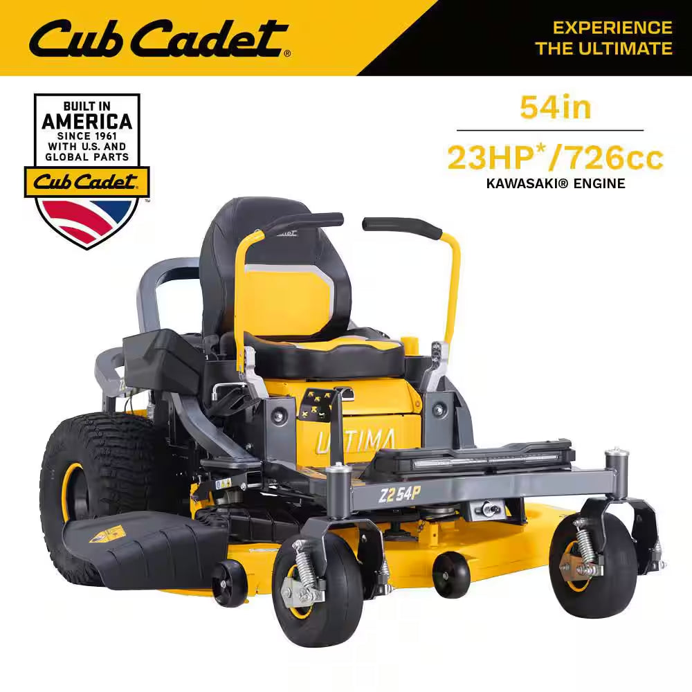 Ultima Z2 60In. Fabricated Deck 24HP V-Twin Kawasaki FR Series Engine Dual Hydro Drive Gas Zero Turn Riding Lawn Mower