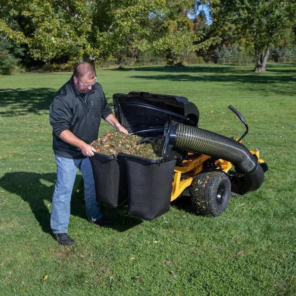 Ultima ZT Mower Combo: 54 In. Fab Deck 23HP Kawasaki Engine Zero Turn Mower, Bagger, and Mounting Kit